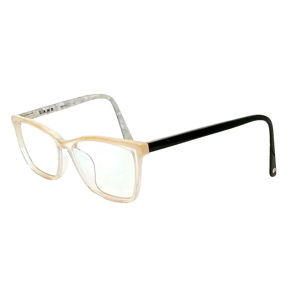 L.A.M.B. LAUF 080 B41 CRYSTAL EYEGLASSES FRAMES 56-16-145 AUTHENTIC NO LENS